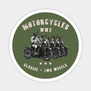 WW2 classic retro motorcycles Magnet